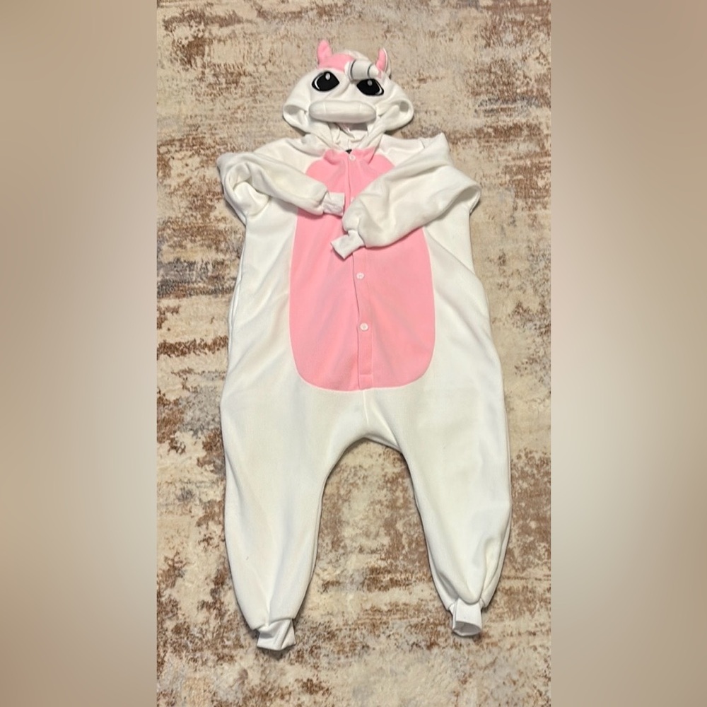 NewCosplay Girls Pine/White Unicorn Onesie